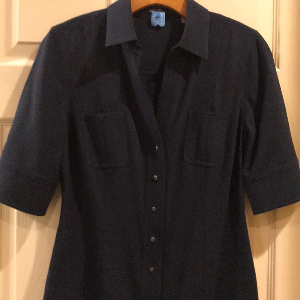 Elie Tahari Navy Blue Dress